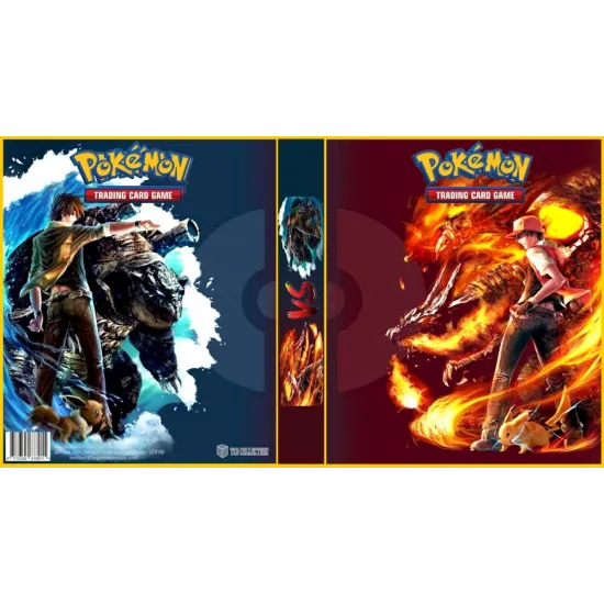Álbum (Fichário) 3 Argolas Pokémon: Charizard vs Blastoise