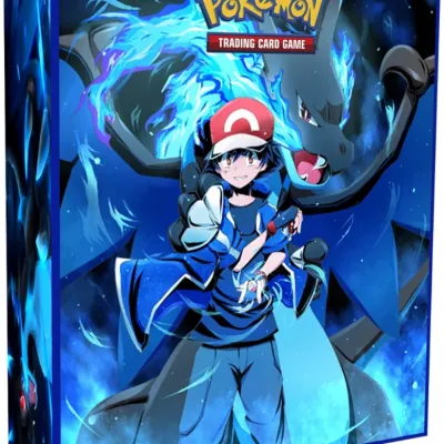 Álbum (Fichário) 3 Argolas Pokémon: Charizard X & Ash
