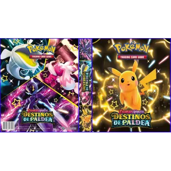 Álbum (Fichário) 3 Argolas Pokémon: EV Destinos de Paldea