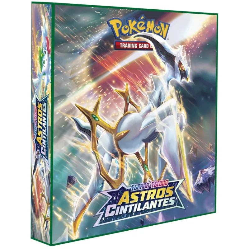 Álbum (Fichário) 3 Argolas Pokémon: EE Astros Cintilantes