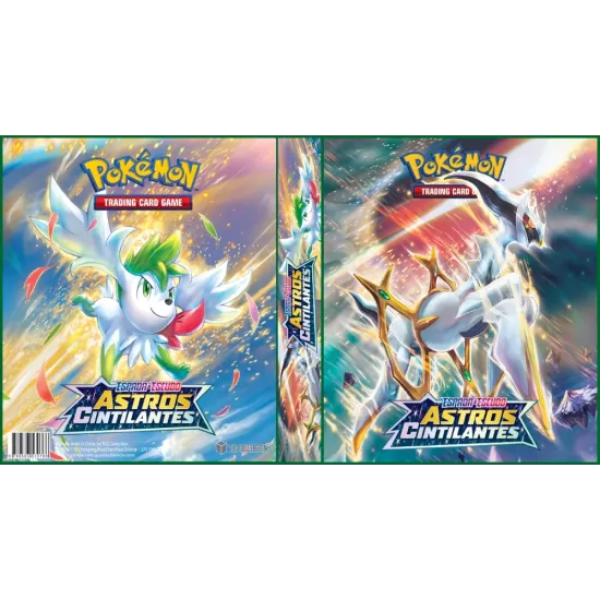 Álbum (Fichário) 3 Argolas Pokémon: EE Astros Cintilantes