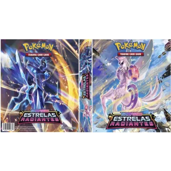 Álbum (Fichário) 4 Argolas Pokémon: EE Estrelas Radiantes