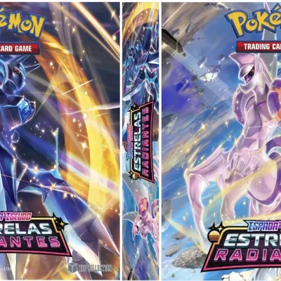 Álbum (Fichário) 4 Argolas Pokémon: EE Estrelas Radiantes