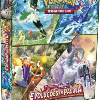 Álbum (Fichário) 3 Argolas Pokémon: EV Evoluções em Paldea