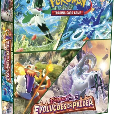 Álbum (Fichário) 3 Argolas Pokémon: EV Evoluções em Paldea