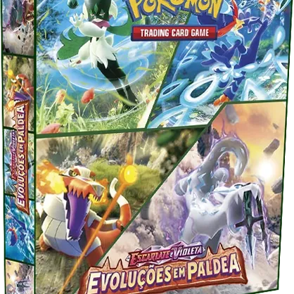 Álbum (Fichário) 3 Argolas Pokémon: EV Evoluções em Paldea