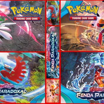 Álbum (Fichário) 3 Argolas Pokémon: EV Fenda Paradoxal