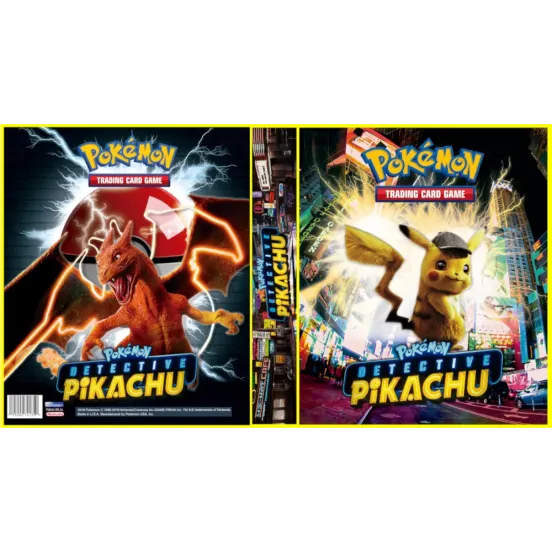 Álbum (Fichário) 3 Argolas Pokémon: Detetive Pikachu