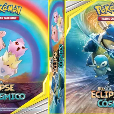 Álbum (Fichário) 4 Argolas Pokémon: SL Eclipse Cósmico