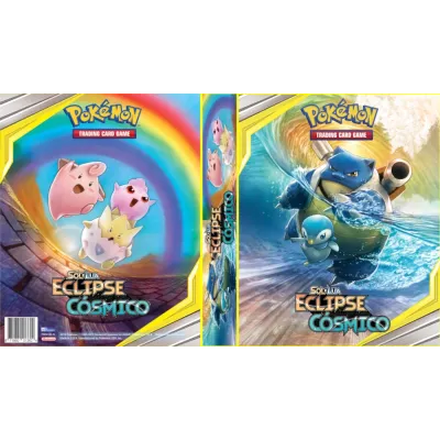 Álbum (Fichário) 4 Argolas Pokémon: SL Eclipse Cósmico
