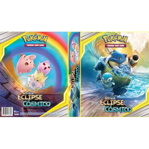 Álbum (Fichário) 4 Argolas Pokémon: SL Eclipse Cósmico