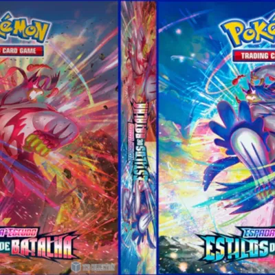 Álbum (Fichário) 4 Argolas Pokémon: EE Estilos de Batalha