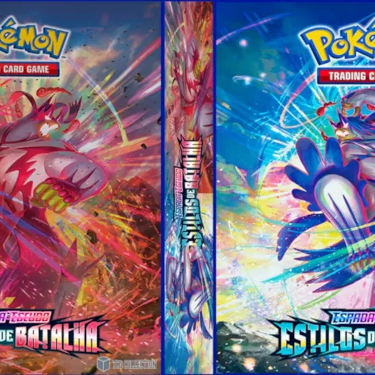 Álbum (Fichário) 4 Argolas Pokémon: EE Estilos de Batalha