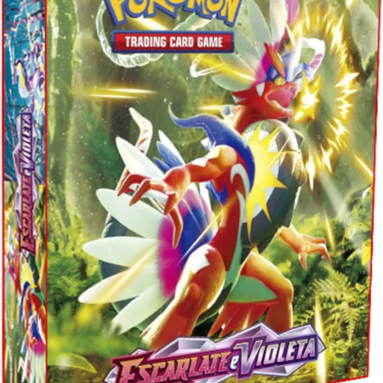 Álbum (Fichário) 4 Argolas Pokémon: Escarlate e Violeta
