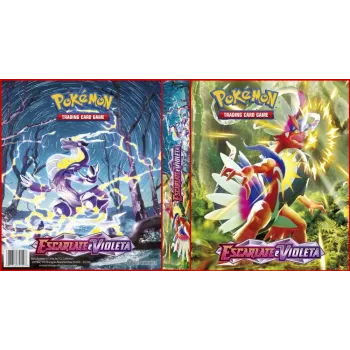 Álbum (Fichário) 4 Argolas Pokémon: Escarlate e Violeta Álbum (Fichário) 4 Argolas Pokémon: Escarlate e Violeta