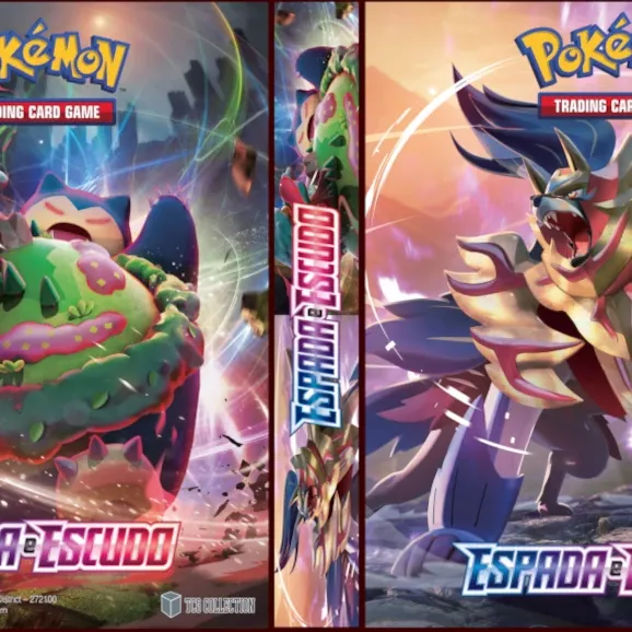 Álbum (Fichário) 3 Argolas Pokémon: Espada e Escudo