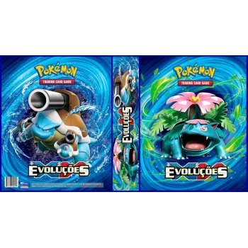 Álbum (Fichário) 3 Argolas Pokémon: Evoluções
