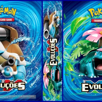 Álbum (Fichário) 3 Argolas Pokémon: Evoluções