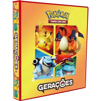 Álbum (Fichário) 3 Argolas Pokémon: Gerações