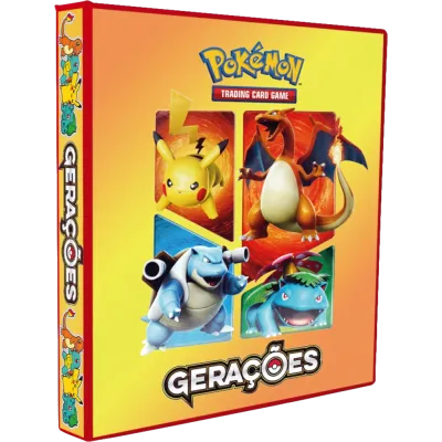 Álbum (Fichário) 3 Argolas Pokémon: Gerações