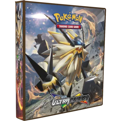 Álbum (Fichário) 4 Argolas Pokémon: SL Ultra Prisma
