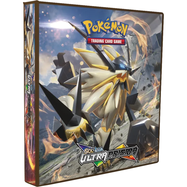 Álbum (Fichário) 4 Argolas Pokémon: SL Ultra Prisma