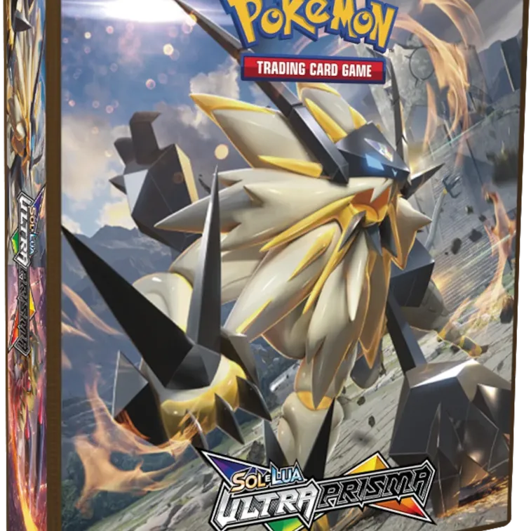 Álbum (Fichário) 4 Argolas Pokémon: SL Ultra Prisma
