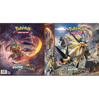 Álbum (Fichário) 4 Argolas Pokémon: SL Ultra Prisma