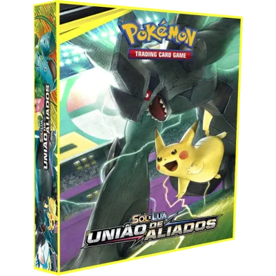 Álbum (Fichário) 4 Argolas Pokémon: SL União de Aliados