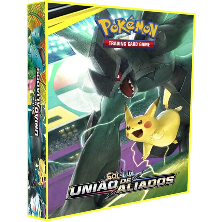 Álbum (Fichário) 4 Argolas Pokémon: SL União de Aliados