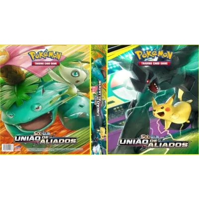Álbum (Fichário) 4 Argolas Pokémon: SL União de Aliados