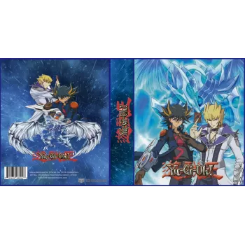 Álbum (Fichário) 3 Argolas Yu-Gi-Oh!: Yusei x Jack Atlas