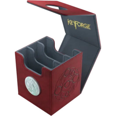 Deck Box Keyforge - Deck Vault Vermelha Deck Box Keyforge - Deck Vault Vermelha