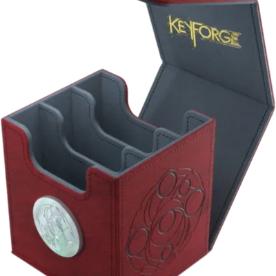 Deck Box Keyforge - Deck Vault Vermelha Deck Box Keyforge - Deck Vault Vermelha