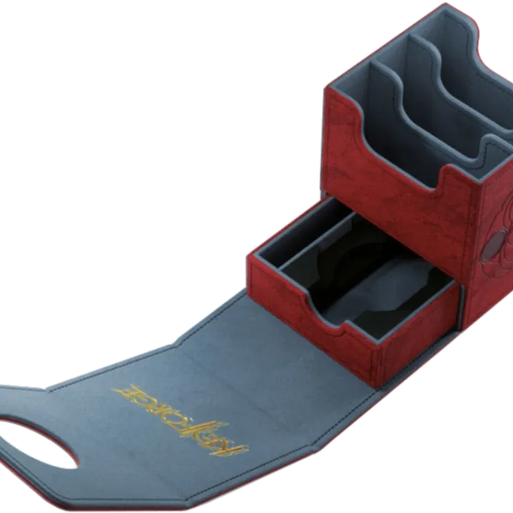 Deck Box Keyforge - Deck Vault Vermelha Deck Box Keyforge - Deck Vault Vermelha