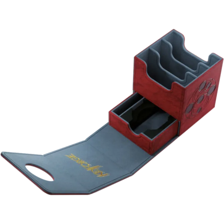 Deck Box Keyforge - Deck Vault Vermelha Deck Box Keyforge - Deck Vault Vermelha