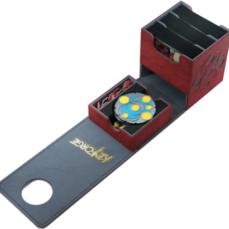 Deck Box Keyforge - Deck Vault Vermelha Deck Box Keyforge - Deck Vault Vermelha