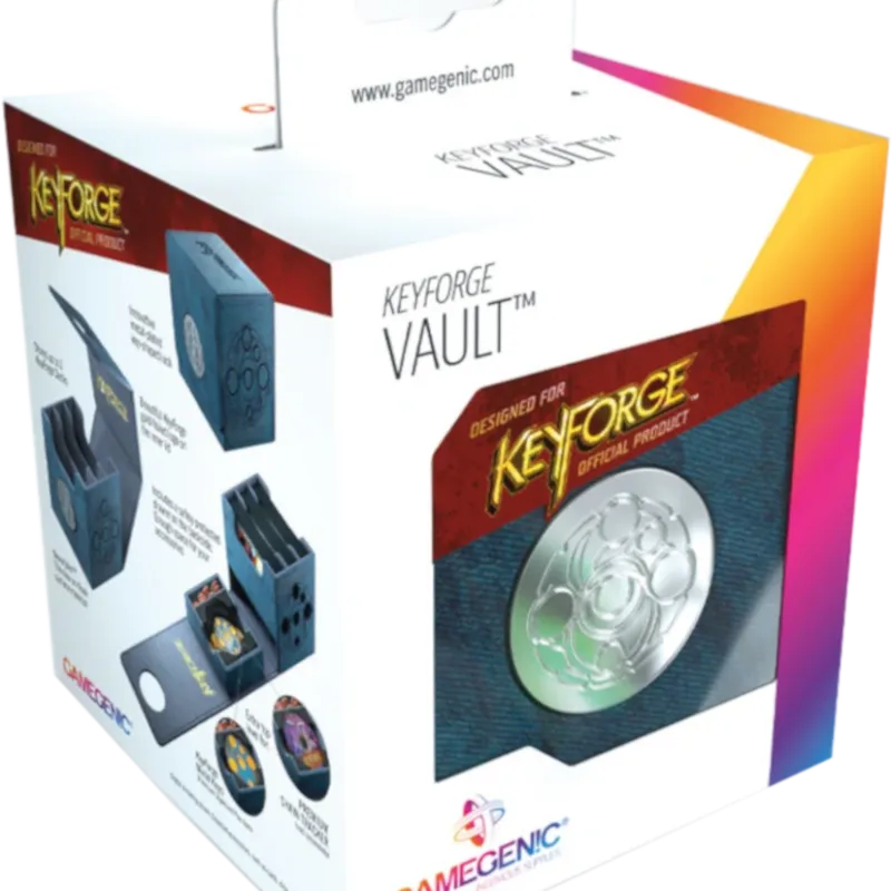 Deck Box Keyforge - Deck Vault Azul Deck Box Keyforge - Deck Vault Azul