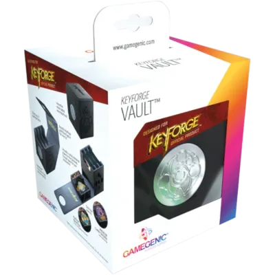 Deck Box Keyforge - Deck Vault Preta Deck Box Keyforge - Deck Vault Preta