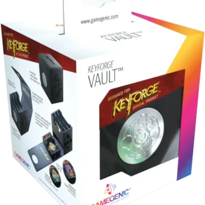 Deck Box Keyforge - Deck Vault Preta Deck Box Keyforge - Deck Vault Preta