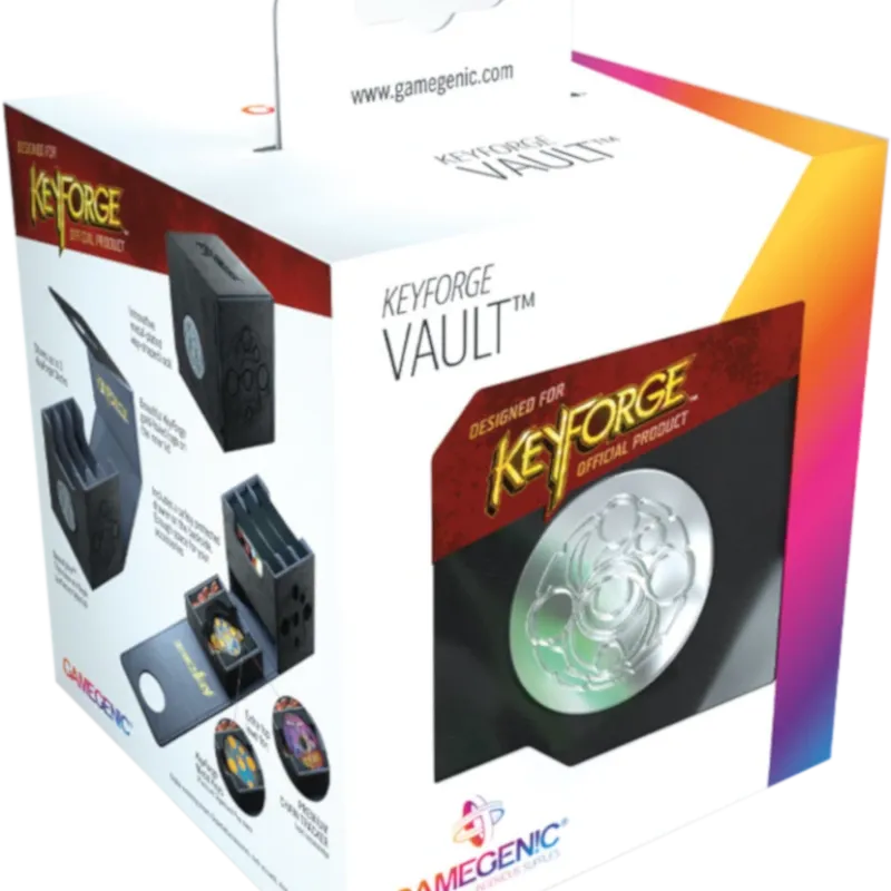 Deck Box Keyforge - Deck Vault Preta Deck Box Keyforge - Deck Vault Preta