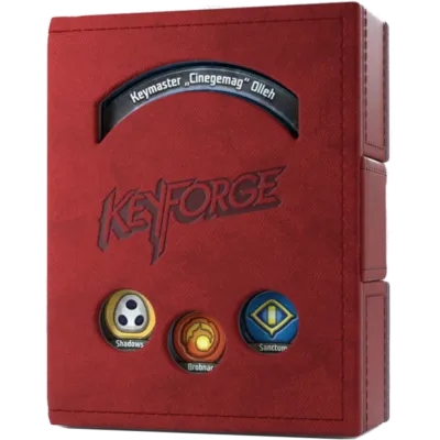 Deck Box Keyforge - Deck Book Vermelha