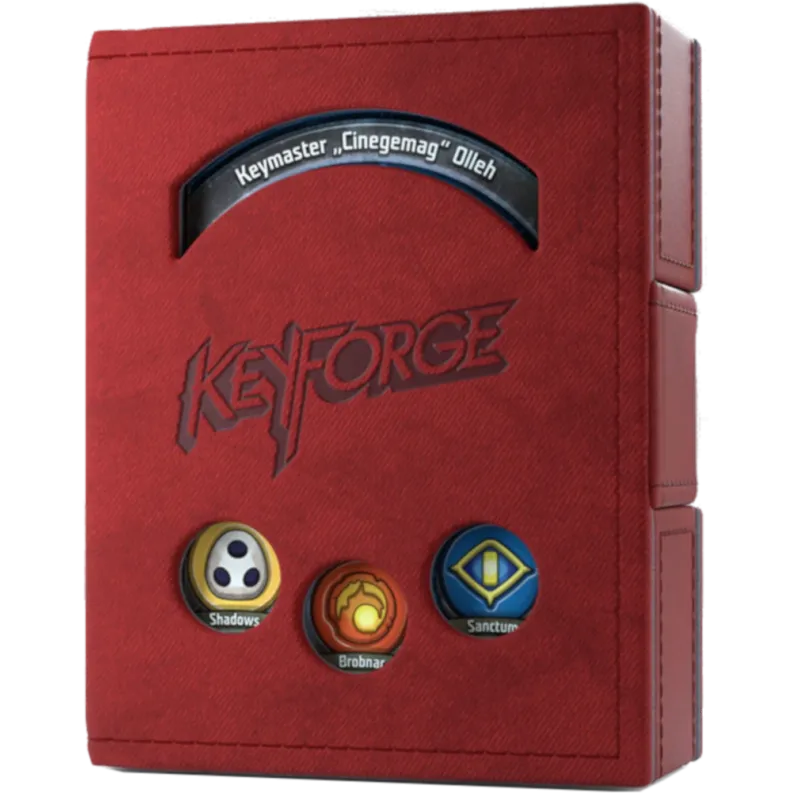 Deck Box Keyforge - Deck Book Vermelha