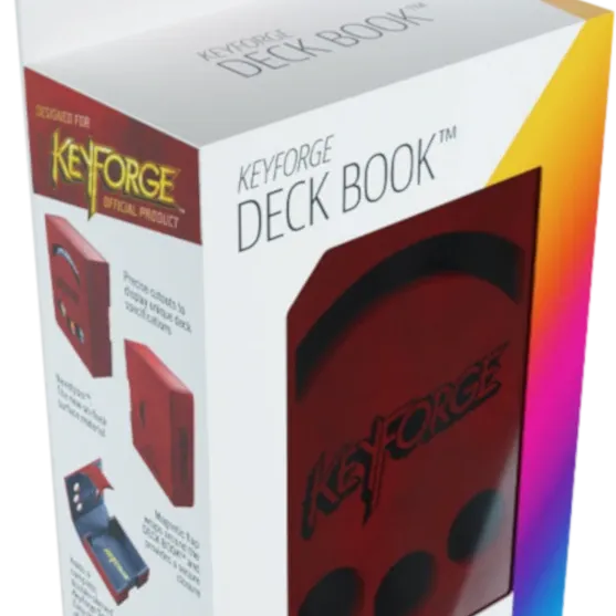 Deck Box Keyforge - Deck Book Vermelha