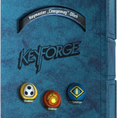 Deck Box Keyforge - Deck Book Azul