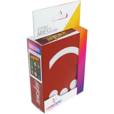 Deck Box Keyforge - Aries Vermelha