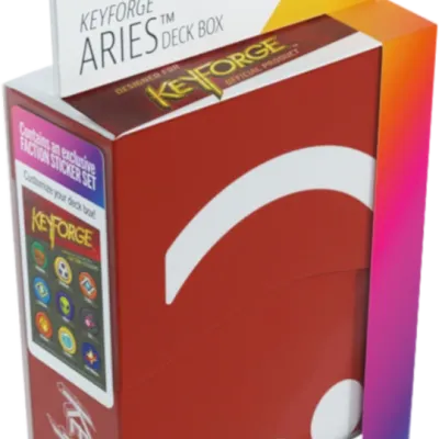 Deck Box Keyforge - Aries Vermelha