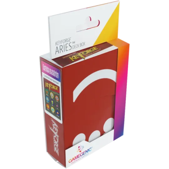 Deck Box Keyforge - Aries Vermelha