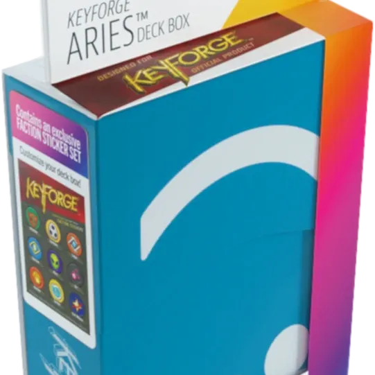 Deck Box Keyforge - Aries Azul Deck Box Keyforge - Aries Azul