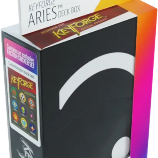 Deck Box Keyforge - Aries Preta Deck Box Keyforge - Aries Preta